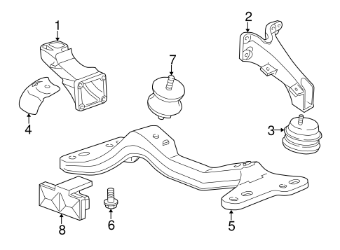 Z3 ENGINE & TRANS MOUNTING