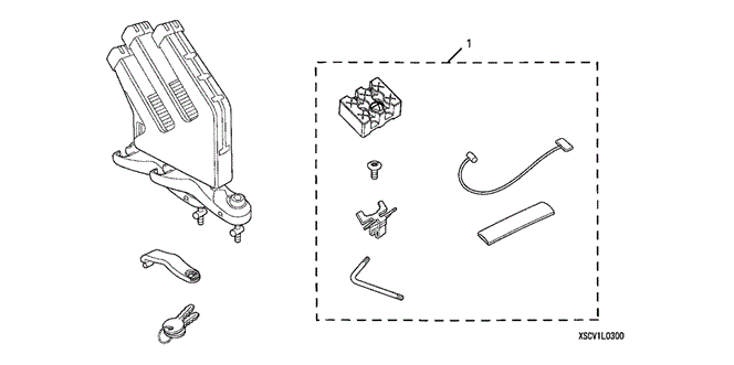 ACCESSORIES/SNOWBOARD ATTACHMENT for 2003 Honda ELEMENT #1