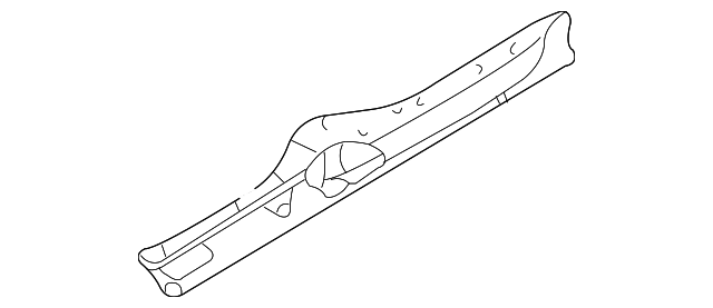 65301-4D110 Деталь INNER ROCKER, LEFT