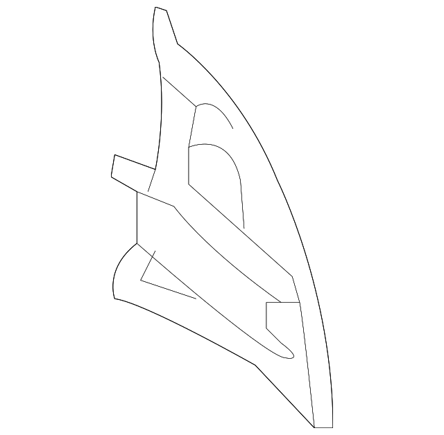 5301D052 Деталь LOWER EXTN, RIGHT