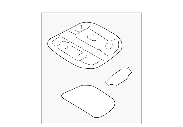 92850-2B001-J9 Деталь DOME LAMP ASSY