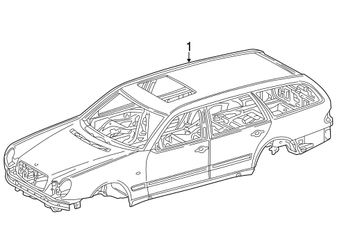 E320 BODY SHELL