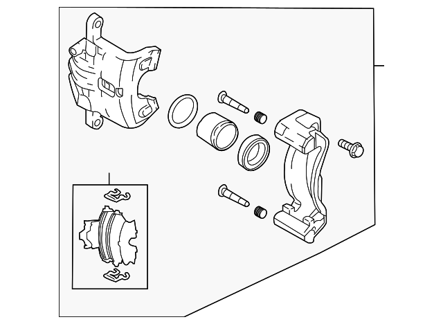 58110-2E500 Деталь CALIPER ASSY, LEFT