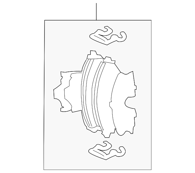 58101-1FA50 Деталь BRAKE PADS