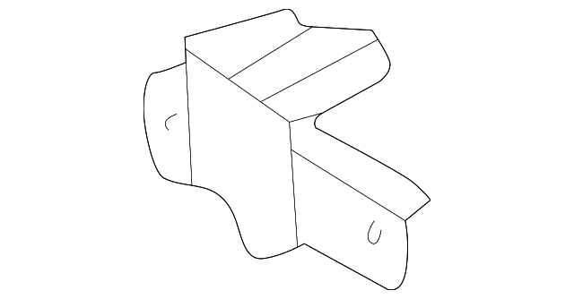 463-490-29-40 Деталь FRONT MUFFLER STAY, LEFT