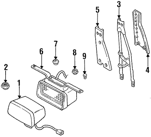 Tracker HIGH MOUNT LAMPS