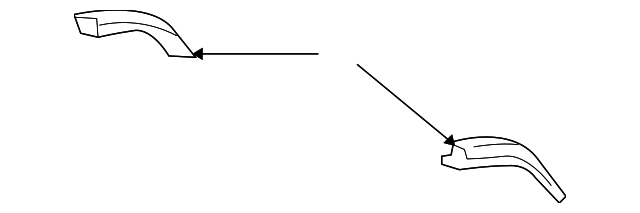 75554-0C010 Деталь DRIP MOLDING, LEFT