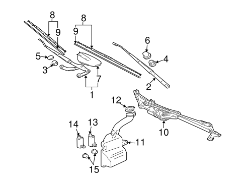 Endeavor WIPER & WASHER COMPONENTS 2
