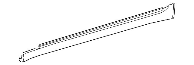75852-50904 ROCKER MOLDING, LEFT