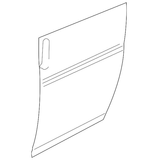 25753495 Деталь OUTER PANEL, RIGHT