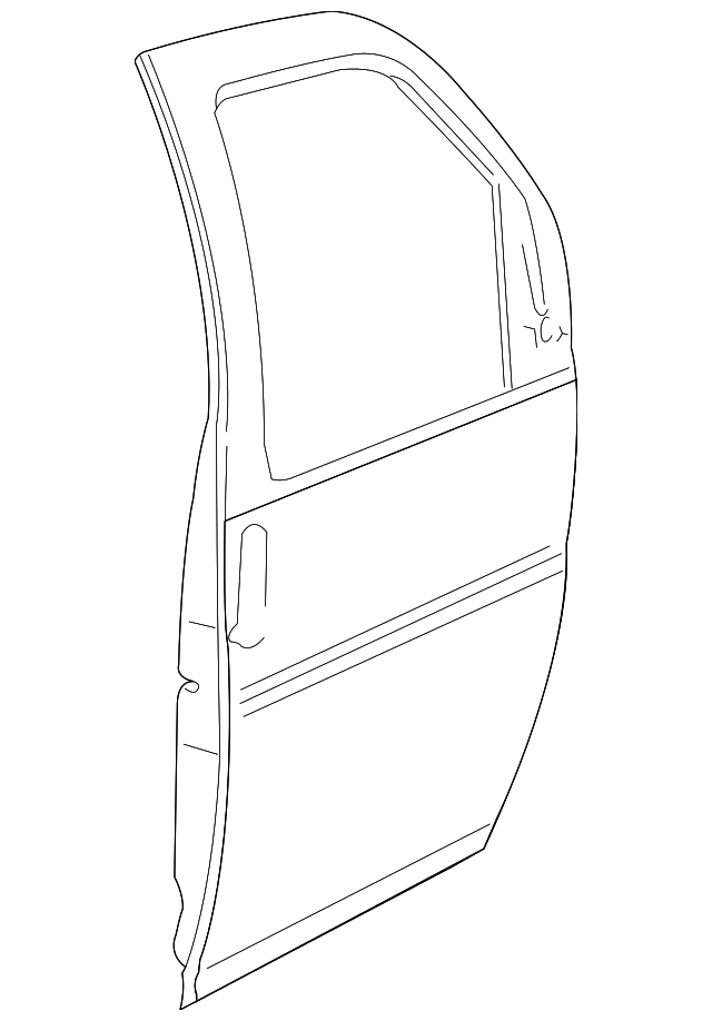 19210417 Деталь DOOR SHELL, RIGHT