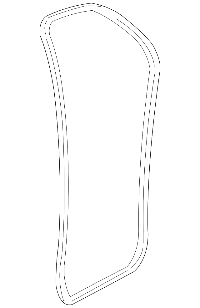 15797051 Деталь DOOR W'STRIP, LEFT