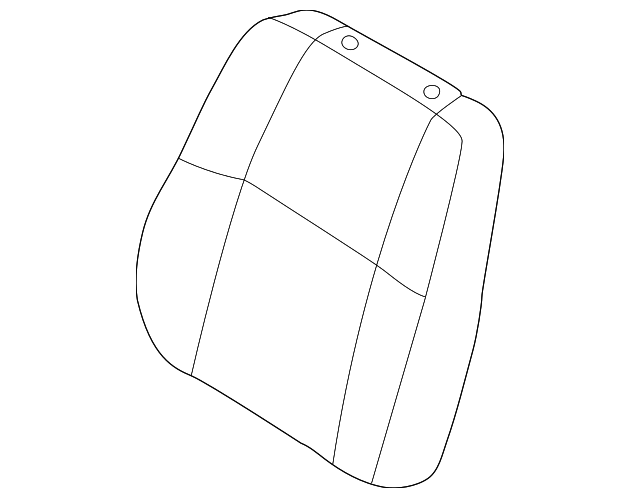 876201W301 Деталь SEAT BACK COVER