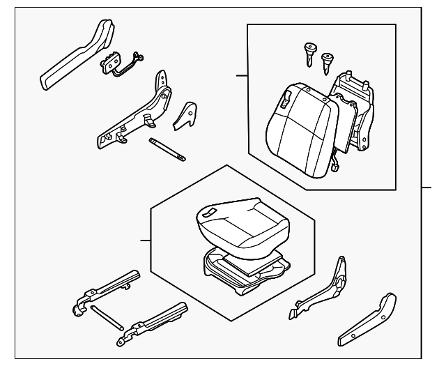 873001W301 Деталь SEAT ASSY