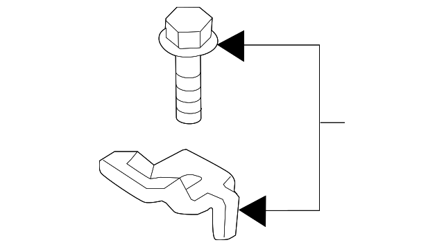 BHN2-57-77ZA Деталь SEAT BELT ANCHOR