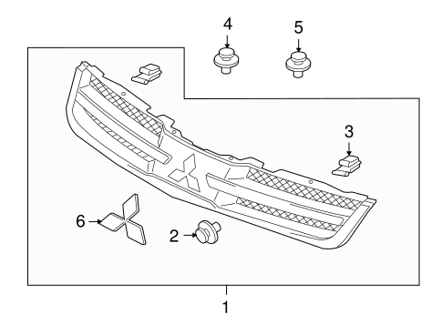 Endeavor GRILLE & COMPONENTS