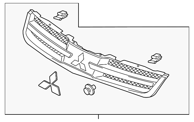 7450A290 Деталь GRILLE ASSY