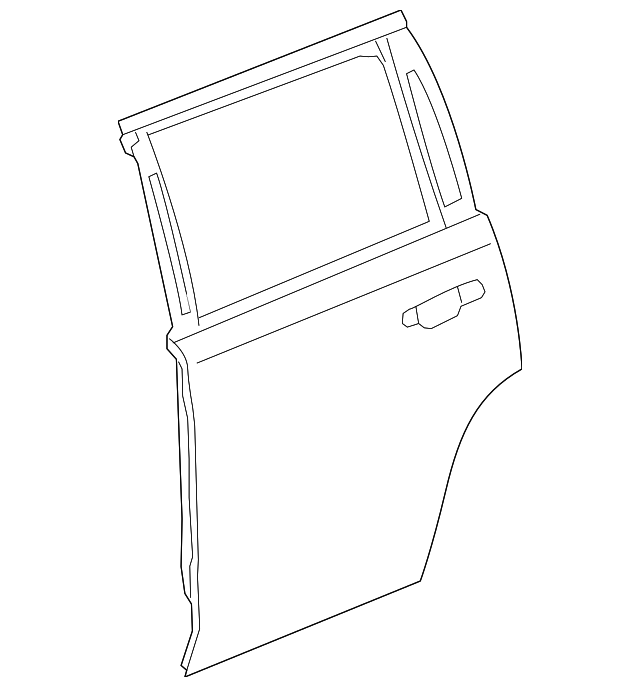 23453683 Деталь OUTER PANEL, RIGHT