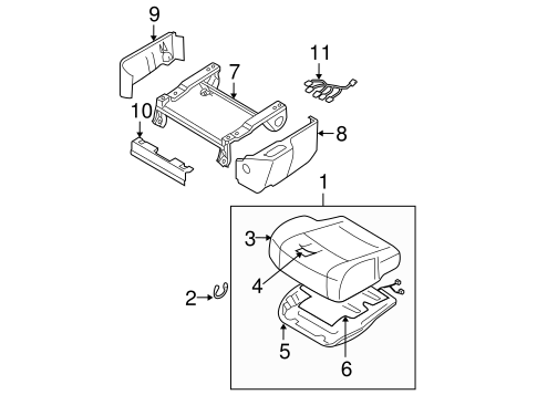 Quest FRONT SEAT COMPONENTS 6