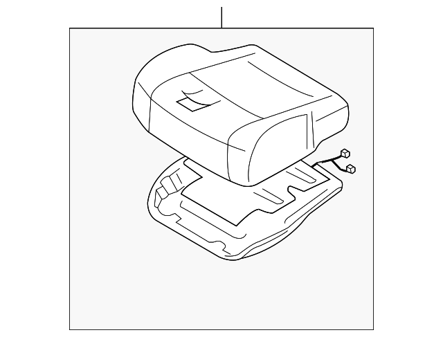 87350-5Z000 Деталь CUSHION ASSY, LEFT