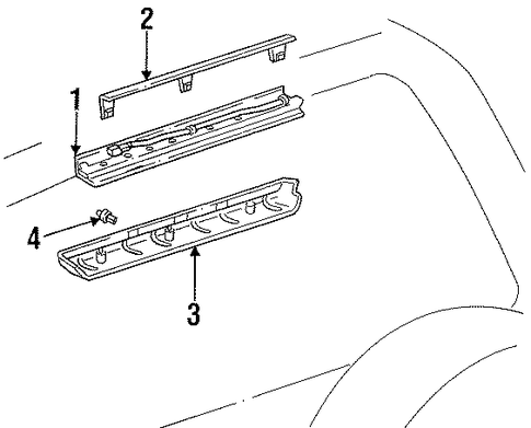 LX450 HIGH MOUNTED STOP LAMP