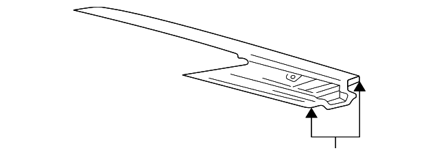 67130-25100 Деталь REAR HEADER