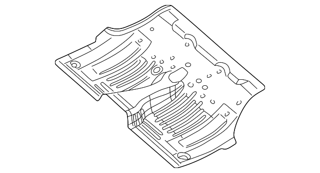55137229AF Деталь CENTER FLOOR PAN