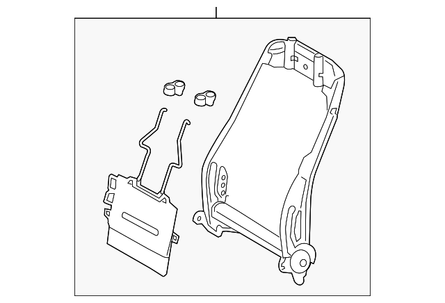 71104-07030 SEAT BACK FRAME