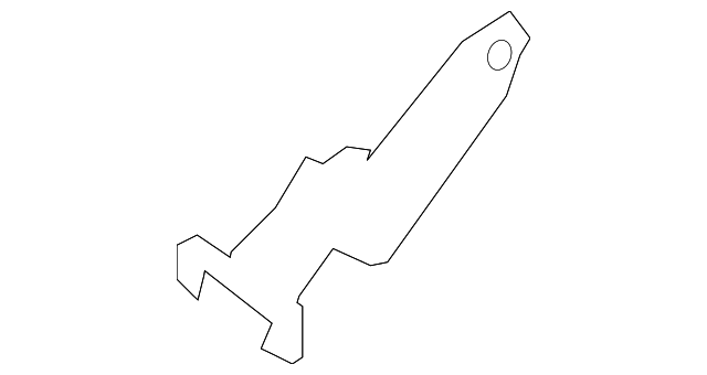 86868-EA10A Деталь BELT & RETRACTOR BRACKET, LEFT