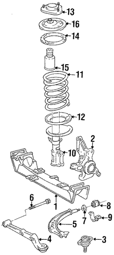 Previa SUSPENSION COMPONENTS 2
