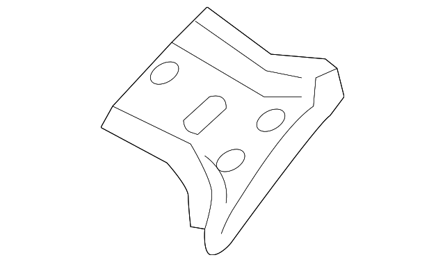 41-21-7-342-099 W'SHIELD HEADER REINF PLATE, LEFT
