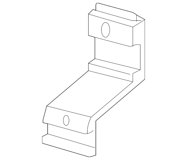 5104508AA Деталь SIDE COVER BRACKET, LEFT