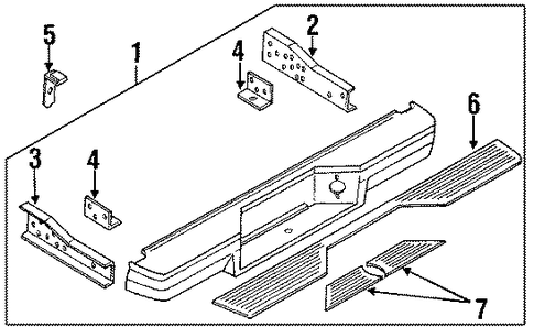 Pickup BUMPER & COMPONENTS - REAR 2