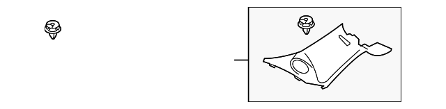 51-43-7-236-258 Деталь WNDSHLD PLR TRIM, RIGHT
