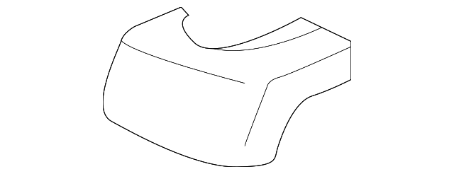72137-0C130-E0 Деталь TRACK END COVER, LEFT