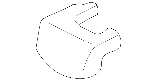 72137-0C120-B0 Деталь TRACK END COVER, RIGHT
