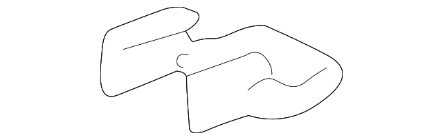 72137-0C170-E0 Деталь TRACK END COVER, LEFT