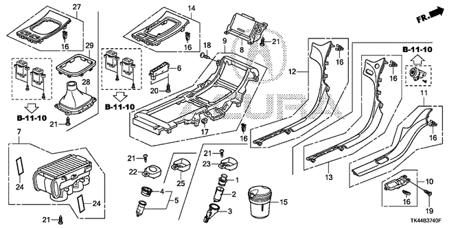TL FRONT CONSOLE