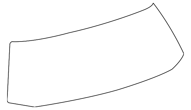 68131-74020 Деталь LIFT GATE GLASS