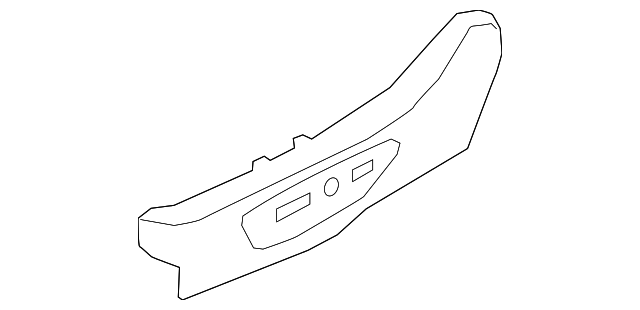 88160-1U020UP OUTER COVER, LEFT