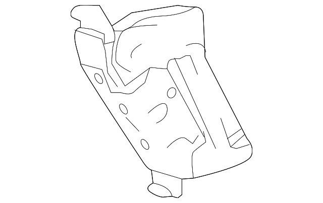 22780636 Деталь VERTICAL SUPPORT, LEFT