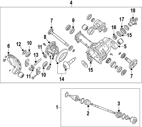 QX56 AXLE SHAFTS & JOINTS