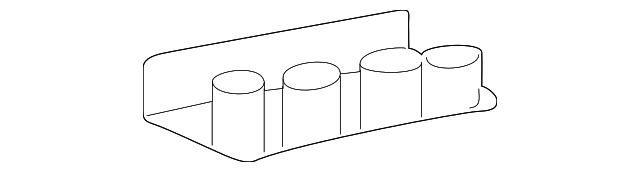 87256-25010 Деталь ROOF MOLDING CLIP, RIGHT