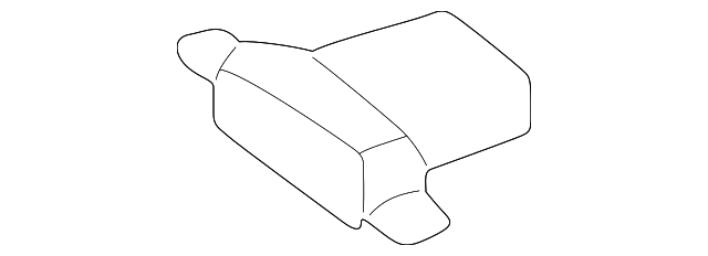 87263-25000 Деталь ROOF MOLDING END PIECE, RIGHT