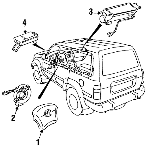 Land Cruiser AIR BAG COMPONENTS
