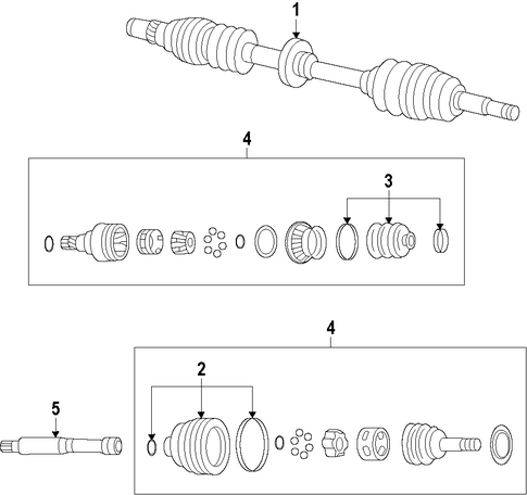 Volt AXLE SHAFTS & JOINTS