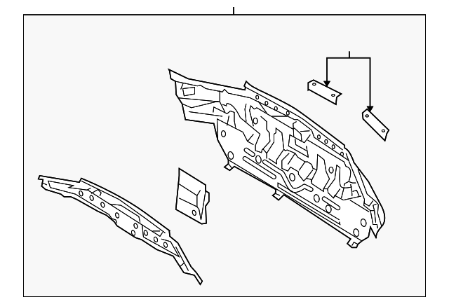 FE01-70-750H Деталь REAR BODY PANEL