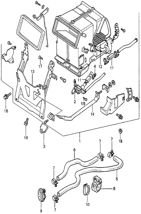 ELECTRICAL / EXHAUST / HEATER / FUEL/HEATER UNIT for 1979 Honda ACCORD HATCHBACK #1