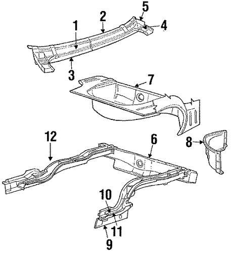 Shadow REAR BODY PANEL