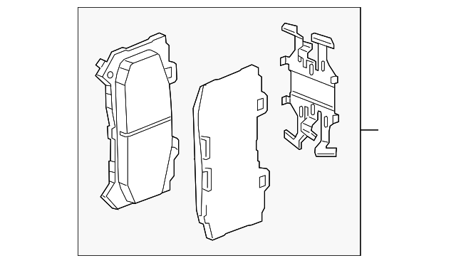 23292538 Деталь BRAKE PADS